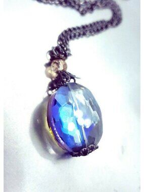 Blue crystal Necklace